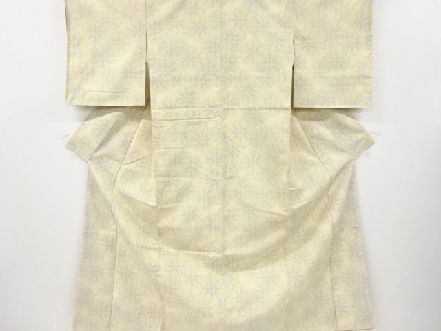 JAPANESE KIMONO / ANTIQUE KIMONO / SILK / TOKAMACHI TSUMUGI / WOVEN KIKU